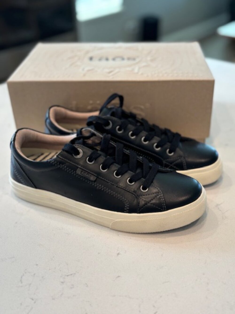Taos - Plim Soul Lux Sneakers - Black Leather - Picture 9 of 9